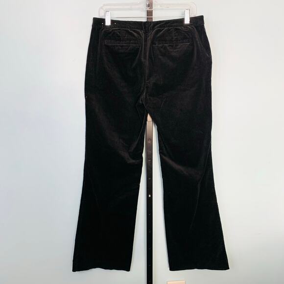 LOFT Marisa Black Corduroy Trousers Size 6 - Picture 7 of 9